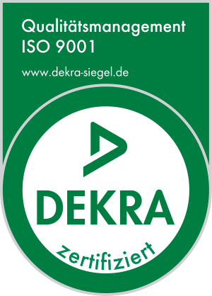 ISO 9001:2015 zertifiziertes Qualitätsmanagement
